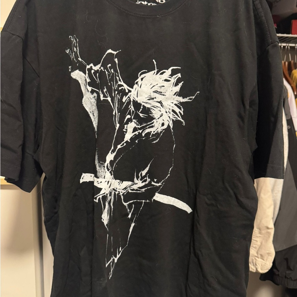 Black Graphic Men's Shirt